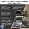 XYgdhqpt SFATB33N01A for Technics Turntable Part - Dust Cover Hinge Fits for Models:SL-B1, SL-B2, SL-B3 SL-B10, SL-B20, SL-B30, SL-B101, SL-B202, SL-B303, SL-B205, SL-BD1,SL-BD3 (1Pcs)