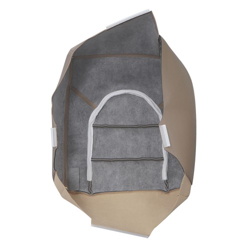 For 1999 2000 Ford F250 350 Lariat Driver & Passenger Leather Seat Cover Tan