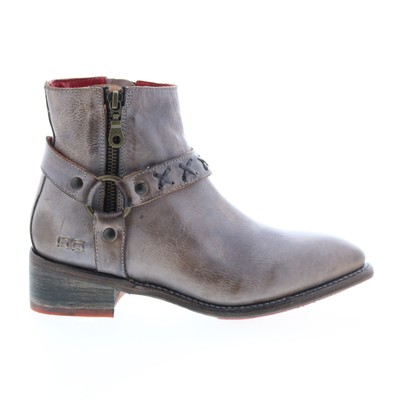 Bed Stu Winslet F328001 Женские повседневные модельные ботинки из серой кожи на молнии 6.5