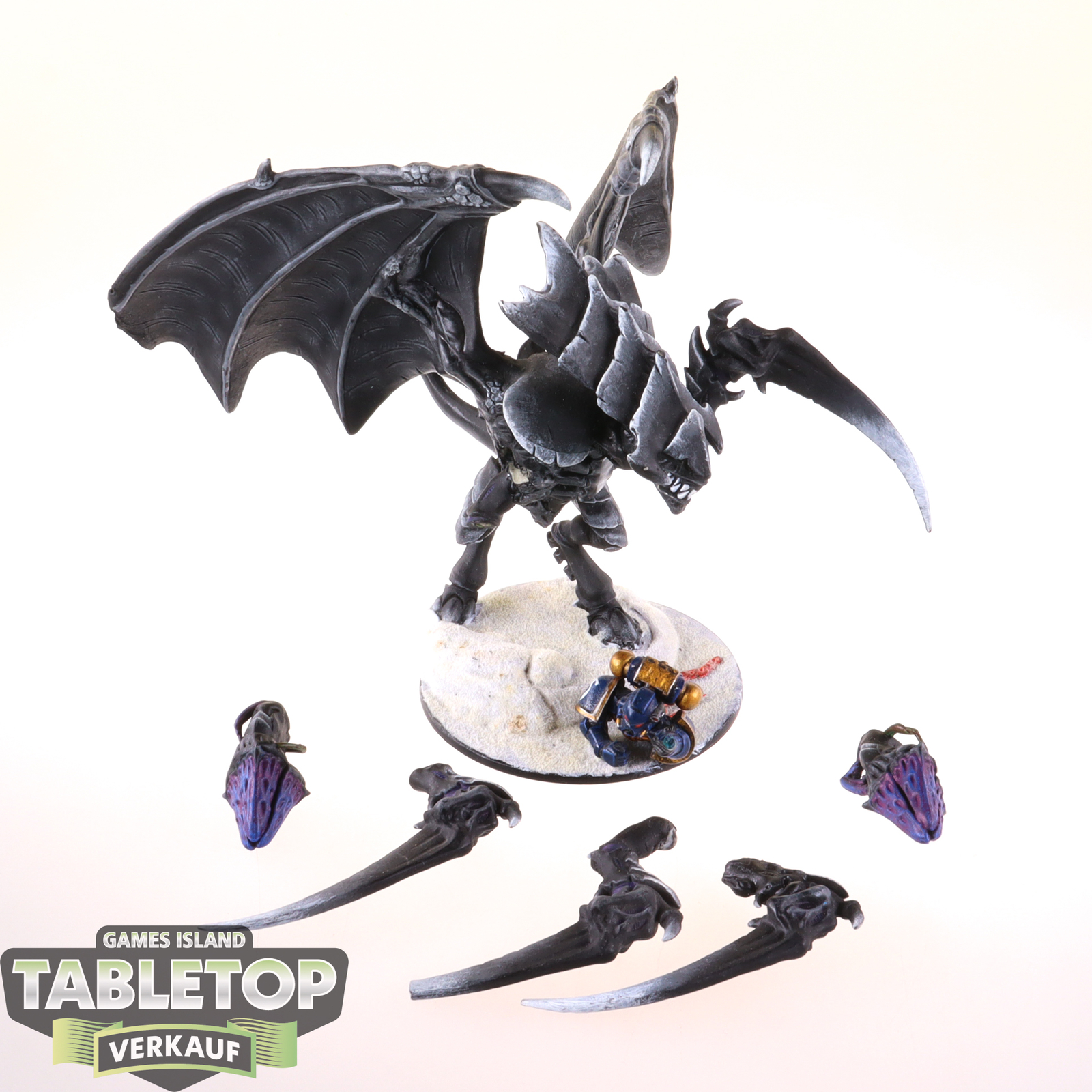 Tyraniden - Hive Tyrant klassisch - gut bemalt - Umbau