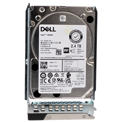 Dell 2.4TB 10K RPM SAS 12Gb/s 512e 2.5" HDD 161-BCHF G16