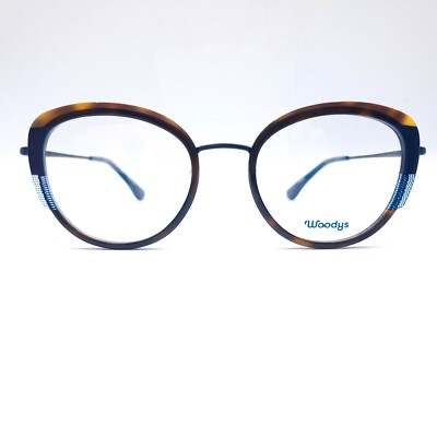 Woodys Barcelona Brille 210901 Neu 51/19 140 Kors 02 Blau/braun