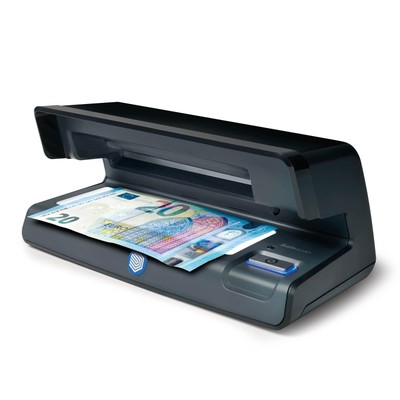 Safescan 70 Black - UV counterfeit detector with LED light for watermark and mic