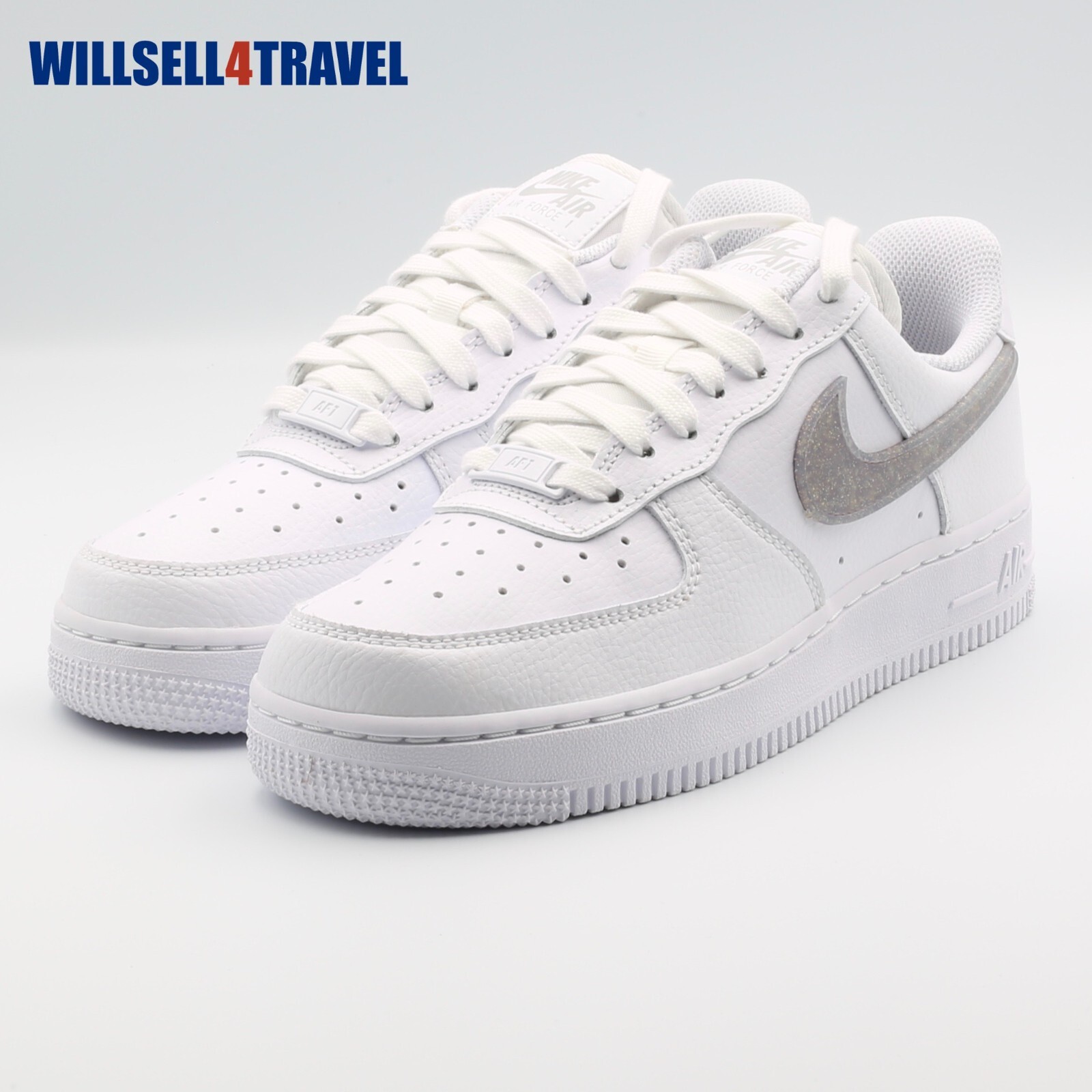 Nike Air Force 1 Low '07 ESS Glitter Swoosh Purple Women's
