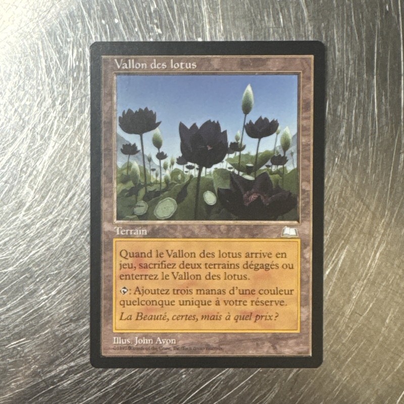 Magic LâAssemble Mtg - Vallon Des Lotus - Aquilon Mint Fr Rare Carte Neuve
