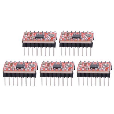 5Pcs Stepper Motor Driver Module Board For Ramps 1.4 A4988 3D Printer Access CAD