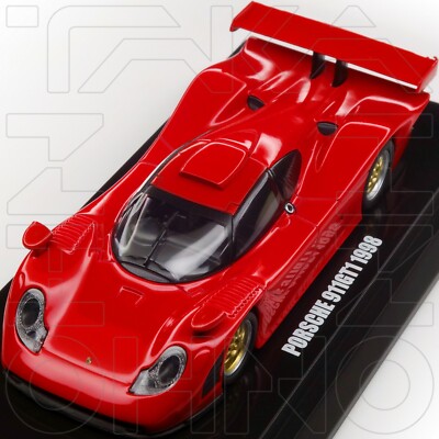 PORSCHE 911 GT1 1998 RED KYOSHO BEADS COLLECTION 1:64 K06542R LE MANS 24 NIB