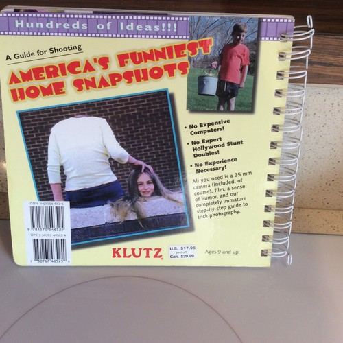 Photography, Klutz Tricky Pix Do It Yourself Trick Photography