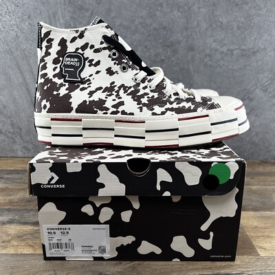 Converse Brain Dead x Chuck 70 Cow Print Size 10.5 Mens Sneakers