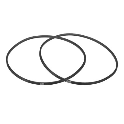 2Pcs O-864 O Type V-belt 864mm/34'' Inner Length x 0.39'' W x 0.24'' H