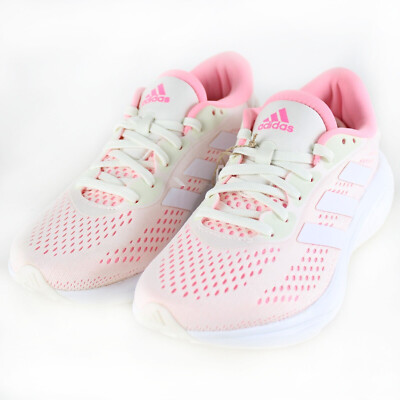 Women's Adidas Supernova 2 Athletic Running Shoes Cloud White/Pink GY3528 Sz 9.5