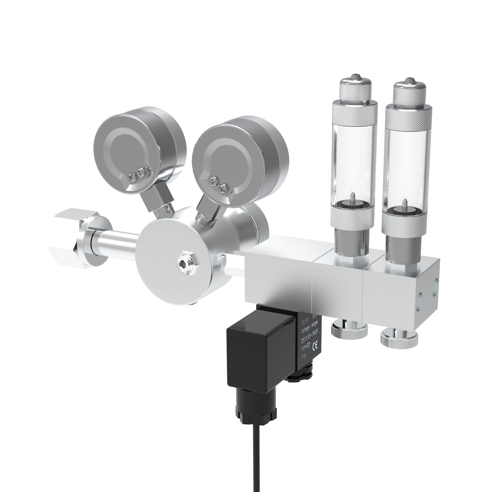 USA Shipping Aquarium DC Dual Stage CO2 Regulator Adjustable Output Pressure