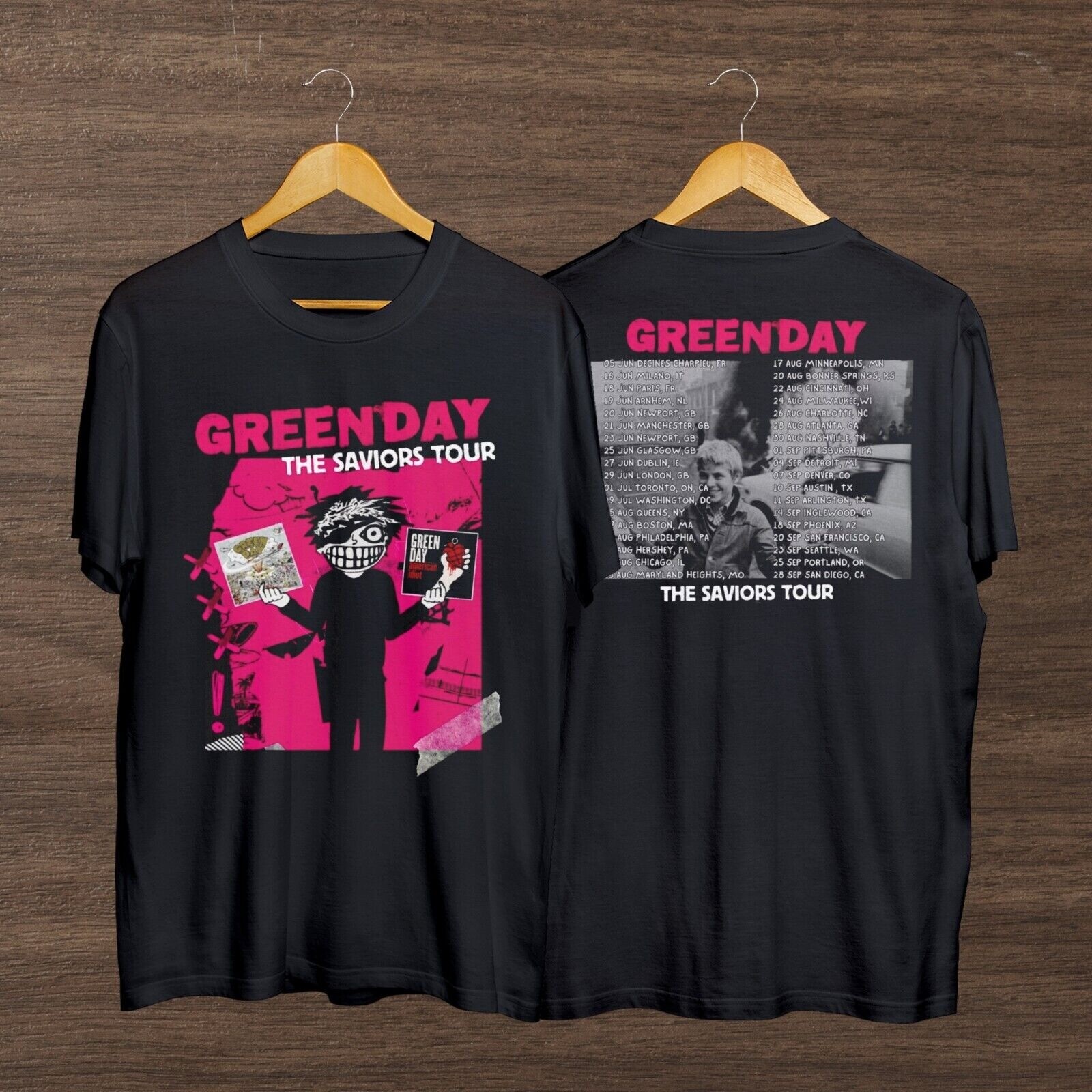 グリーン・デイ GREEN DAY アジア・オーストラリアツアーTシャツ2025