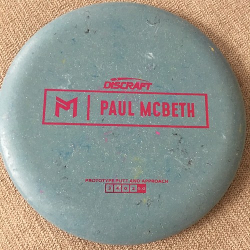 DISCRAFT Paul McBeth Prototype Jawbreaker Blend Luna Putt & Approach Disc Golf!!