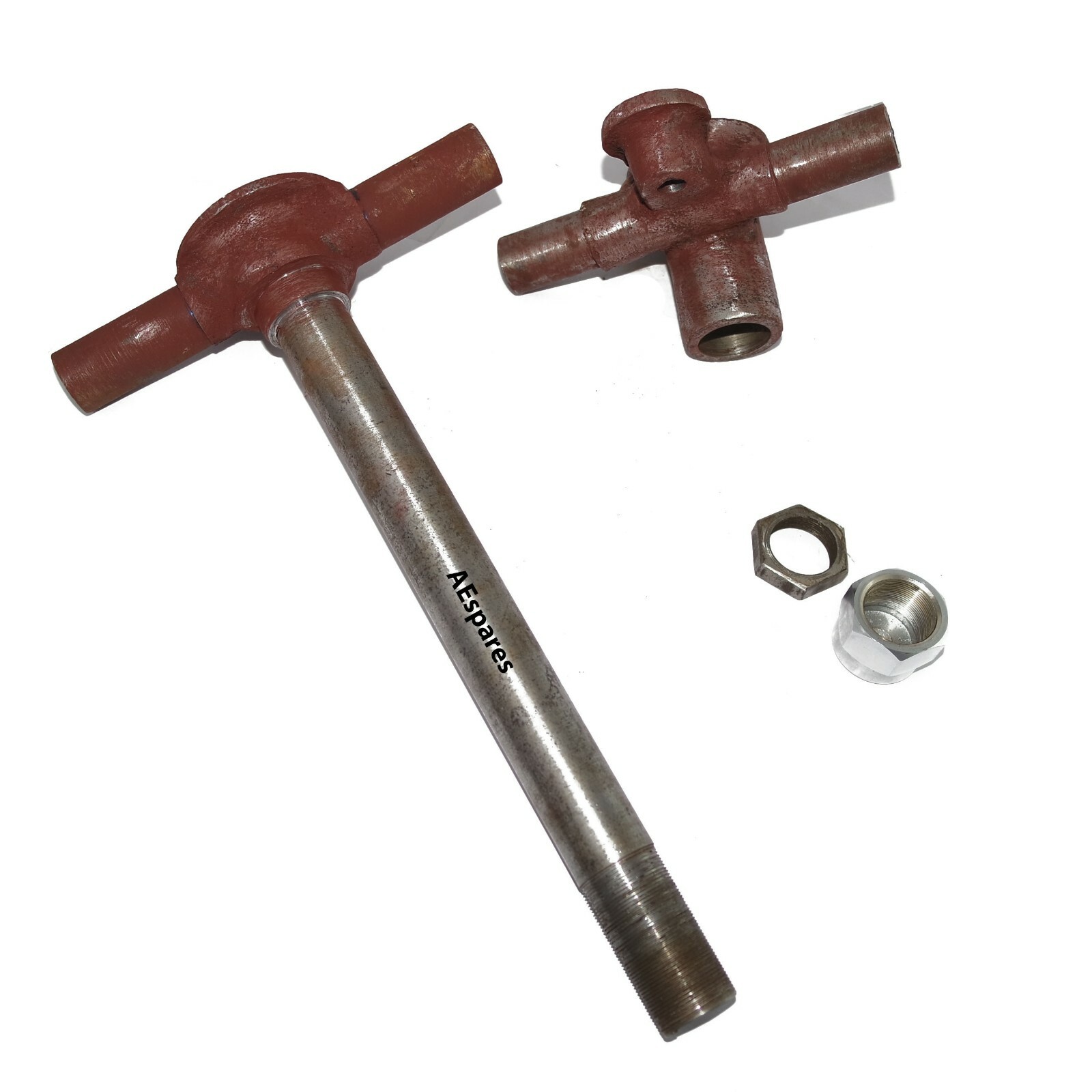 AJS Matchless G3 Wo Girder Springer Fork Upper Head Yoke & T BAR+Nut 1939-45 