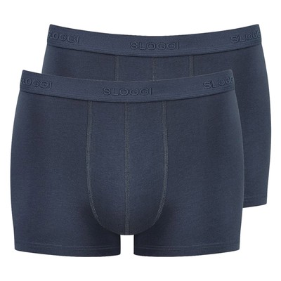 Sloggi Men's Boxer Shorts, 2er Pack - 24/7, Cotton, Plain