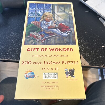 200 Piece Tricia Matthews Art PUZZLE ''Gift Of Wonder  15.5  X 18 