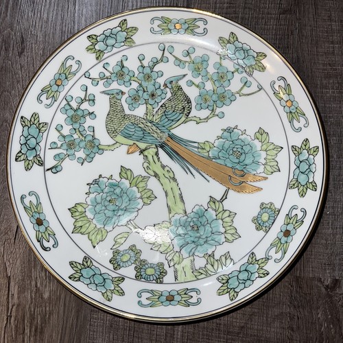 VTG Japanese Gold Imari Hand Painted porcelain Green Phoenix VTG Japanese Gold Imari Hand Painted porcelain Green Phoenix