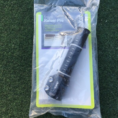 Delta Cycle Alloy Stem Raiser PRO Black 1-1/8'' Diameter  Handlebar Riser up 4.6''