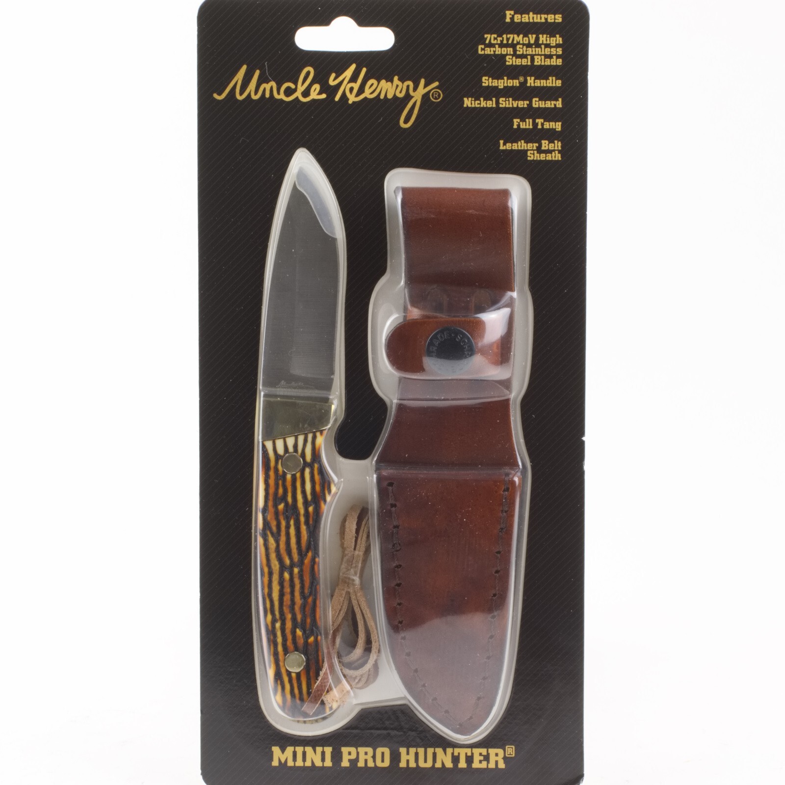 Schrade Uncle Henry Mini Pro Hunter Fixed Blade Knife
