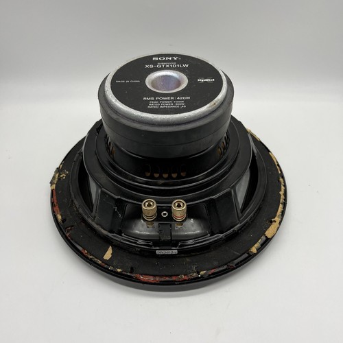 Sony Xplod 10” Subwoofer Speaker XS-GTX101LW 1100W Peak 420W RMS - Tested