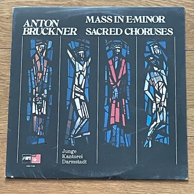 Anton Bruckner LP: ''Mass in E Minor/Sacred Choruses'', BASF, 1973, FACTORY-SEALED