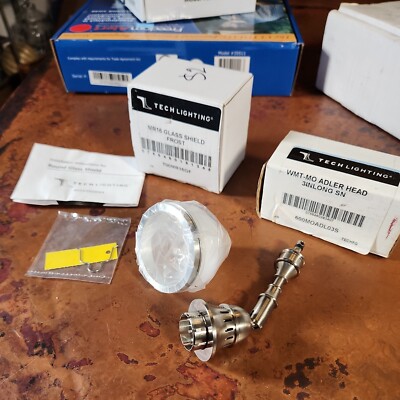 Tech Lighting 600MOADL03S Mo  Adler 1 Light 12V Satin Nickel 12V Head 3'' & Shade