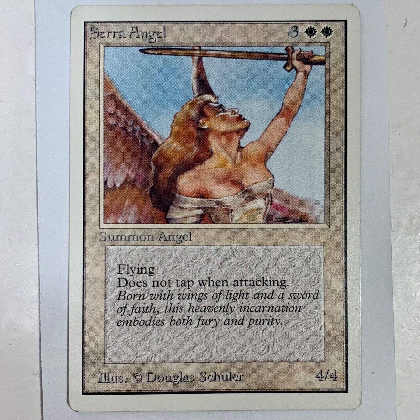 Magic the Gathering MTG SERRA ANGEL (X1) Unlimited Edition Magic the Gathering MTG SERRA ANGEL (X1) Unlimited Edition