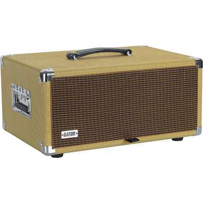 Gator Cases GR-RETRORACK-4TW Retro Series Vintage 4U Amp Rack Case, Tweed