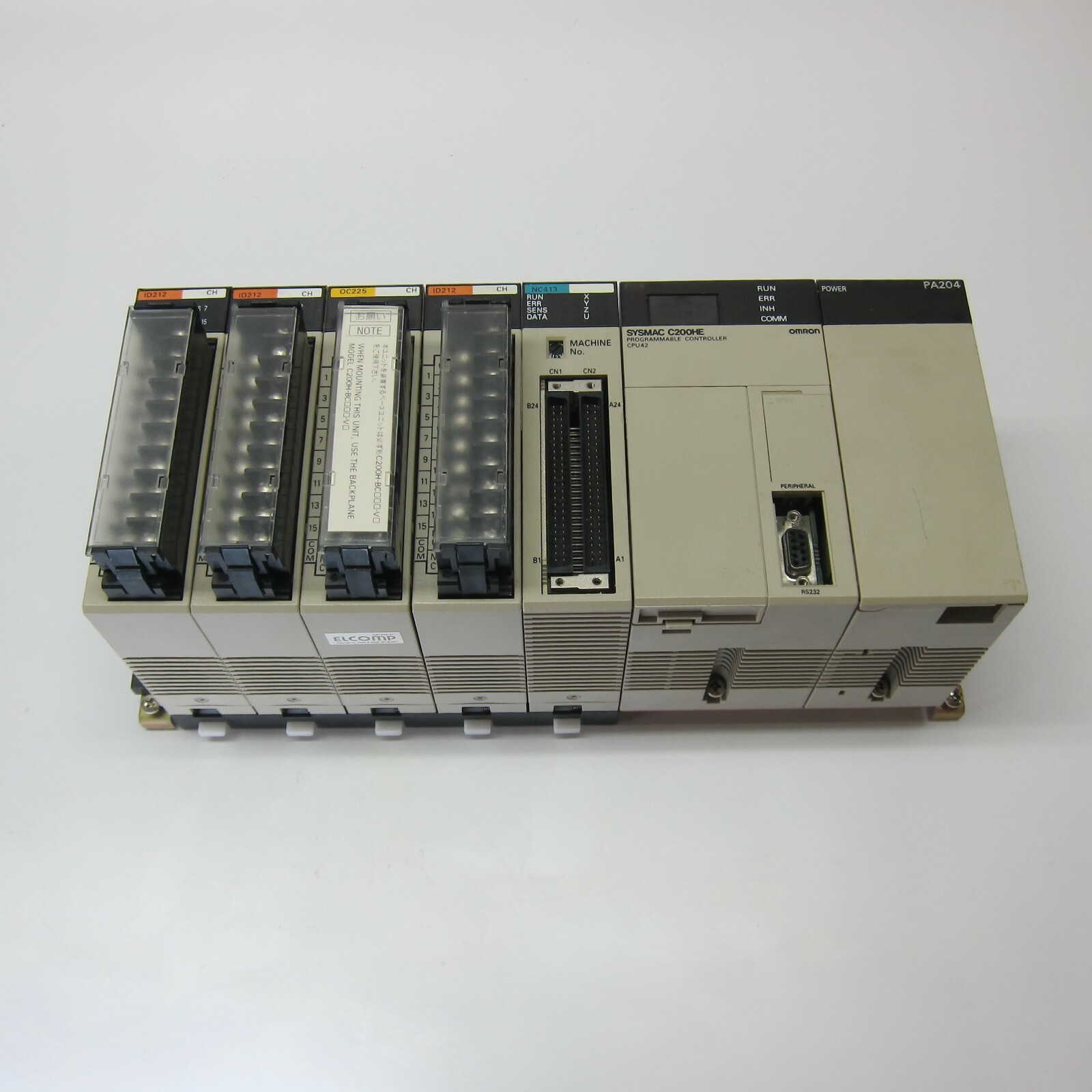 OMRON C200HE CPU42, PA204, NC413, ID212 x3, OC225 PLC | eBay OMRON C200HE CPU42, PA204, NC413, ID212 x3, OC225 PLC | eBay
