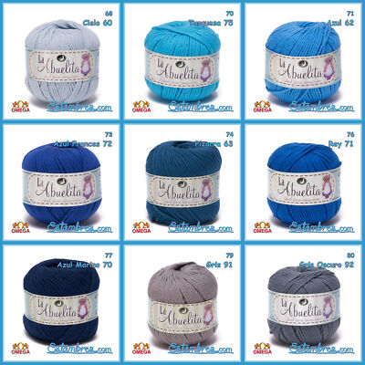 LA ABUELITA [50grs] by Omega - Amigurumi 100% NON-Mercerized Cotton Yarn