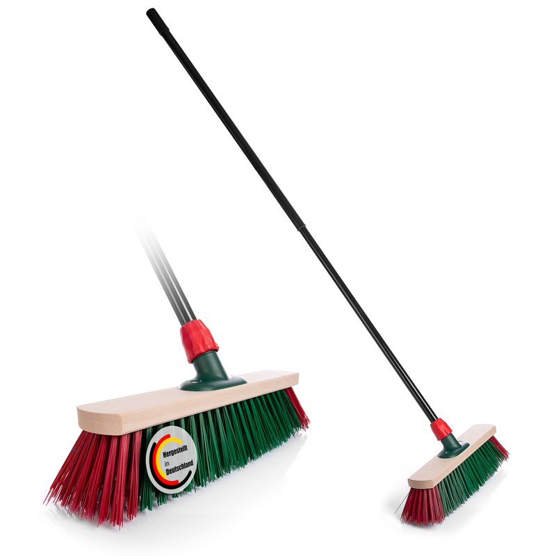StraÃEnbesen Kehrbesen Besen Mit Teleskopstiel 44 Cm Breite Pvc Borsten