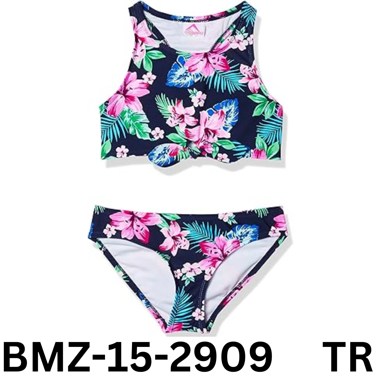 Kanu Surf Girls' Addie UPF 50+ Beach Sport Racer Bikini 2-Piece Swimsuit, 14