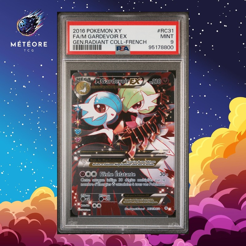Carte Pokemon Mega Gardevoir Ex Rc31/Rc32 Psa 9  Generations Xy FranÃ§Ais