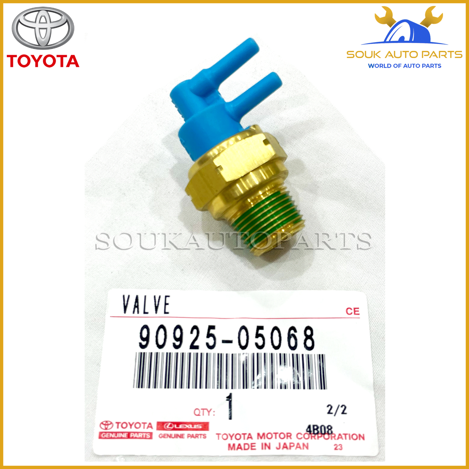 90925-05068 Genuine Toyota VALVE, BIMETAL VACUUM SWITCHING, NO.1