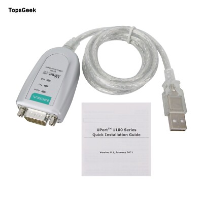MOXA UPORT 1110 One-Port RS232 to USB Adapter Cable RS232 to USB Converter