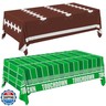 Gatherfun Football Party Decorations Disposable Tablecloth Plastic Touchdown Table Cover for Birthday Football Party Games Decoration 54 X 108Inch，2 Pack