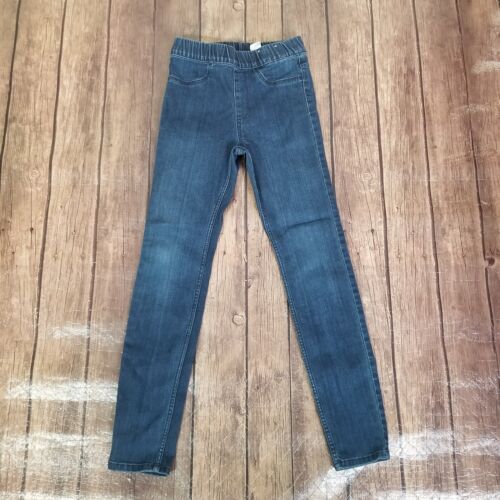 H&M Girls Jeans Blue Size 8 Jegging Dark Wash Mid Rise Stretch