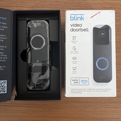 Blink Video Doorbell | TwoWay Audio | HD Video | Motion & Chime | Wireless/Wired