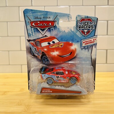Disney Pixar Cars - 2015 TARGET TROC ICY EDITION - ICE RACERS MCQUEEN