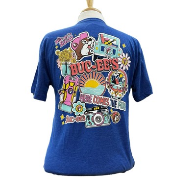 NEW Bucee s 3X shirt blue here comes the fun Beaver tshirt tee New with tags
