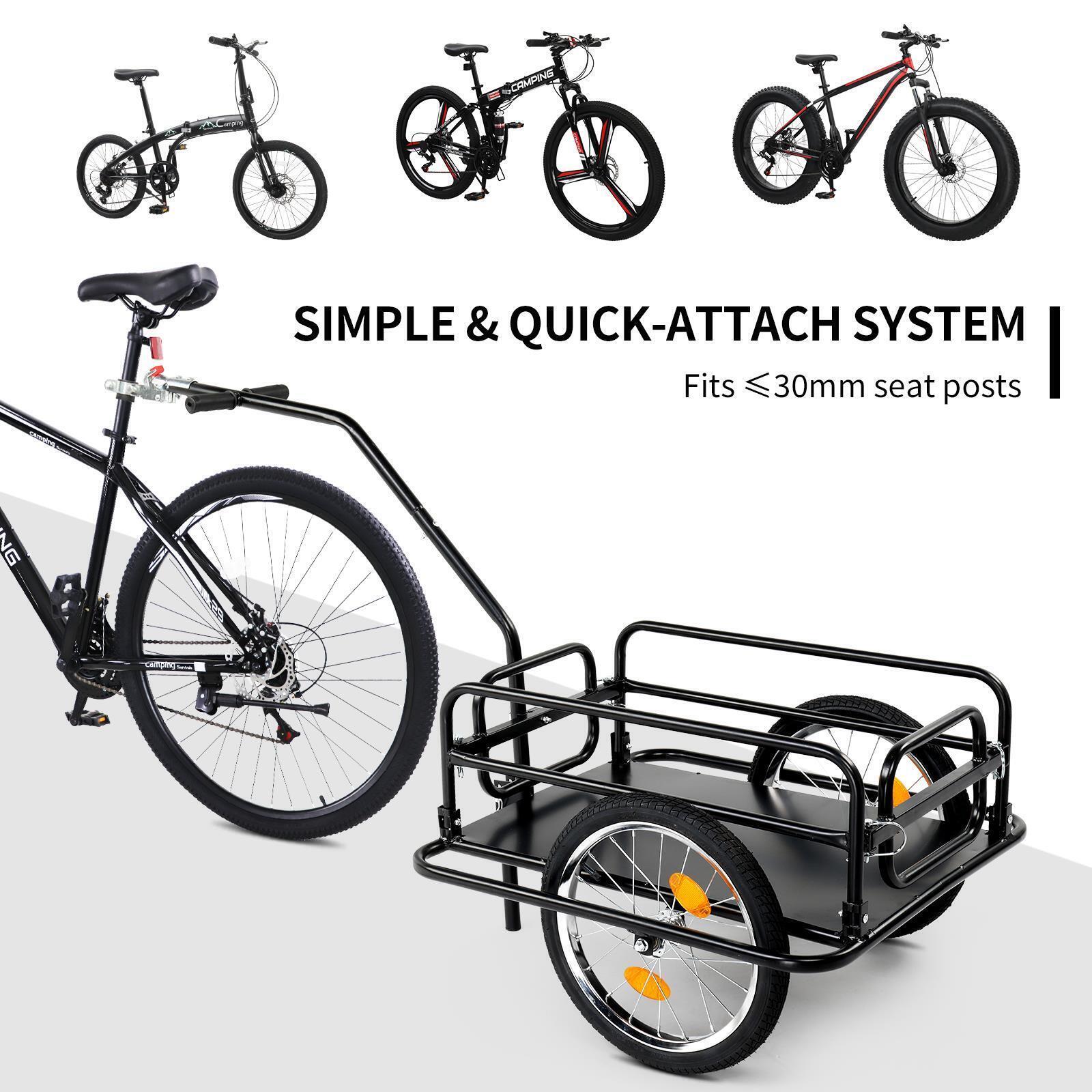 Carrier Storage Cart Hitch 180lbs Max Load