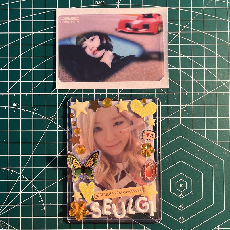Le Sserafim Chaewon Fearless Music Korea Clear Card Pob Kpop Selfie Photocard