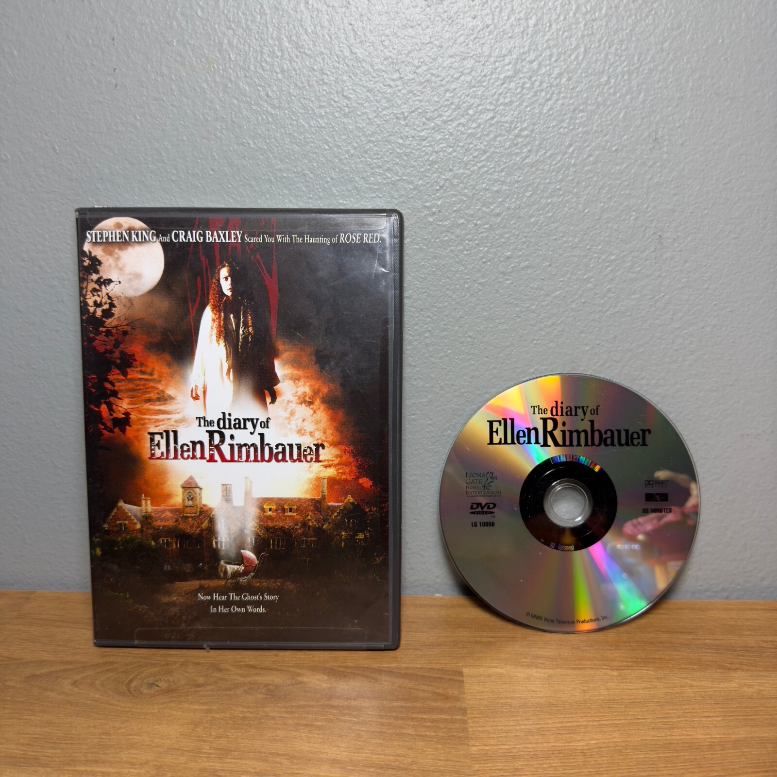 The Diary Of Ellen Rimbauer (DVD, 2003) Horror Stephen King