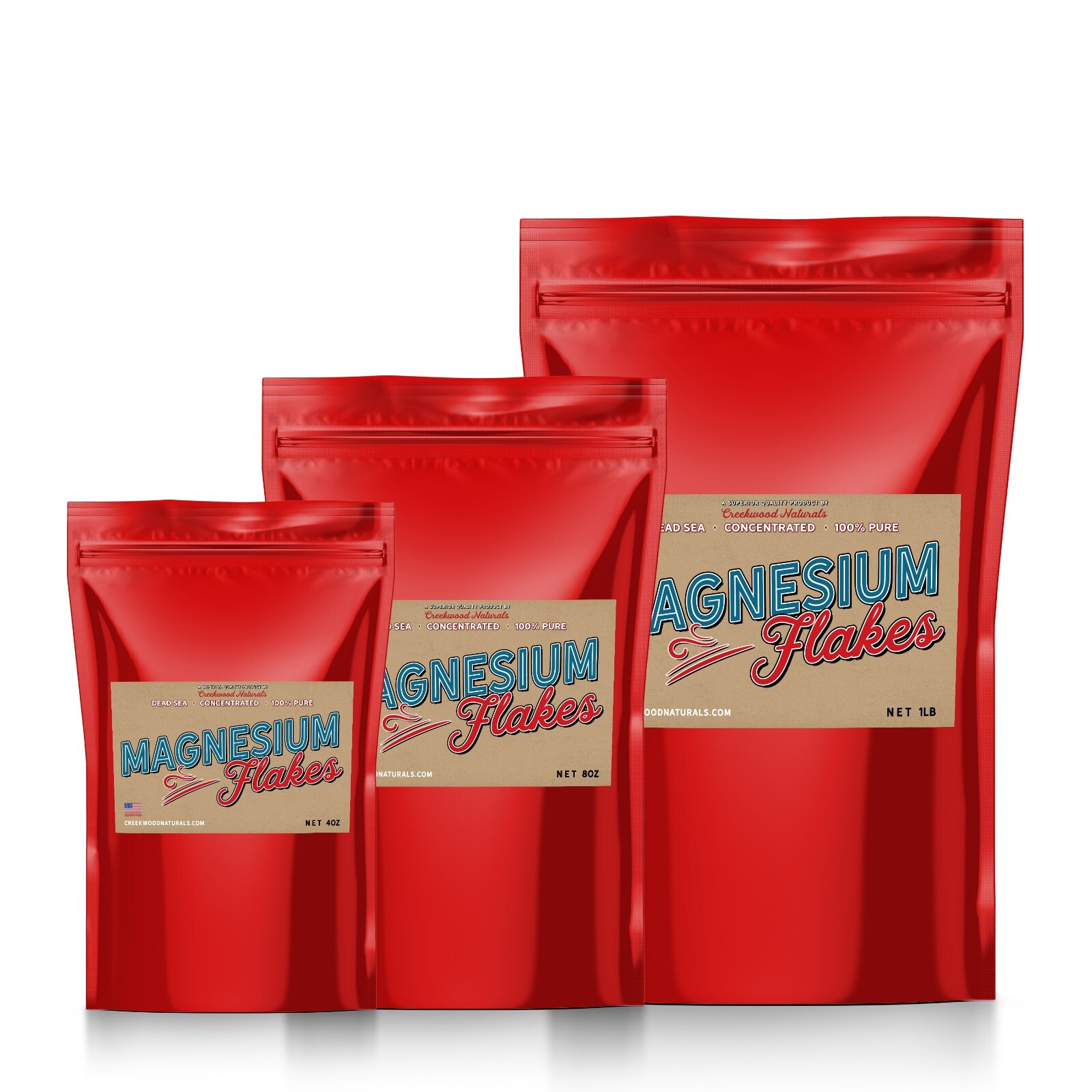 Magnesium Chloride Flakes - Pure Dead Sea Magnesium For Body Holistic Health