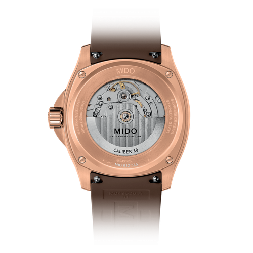 Pre-owned Mido - M0495263729100 - Multifort Tv Big Date