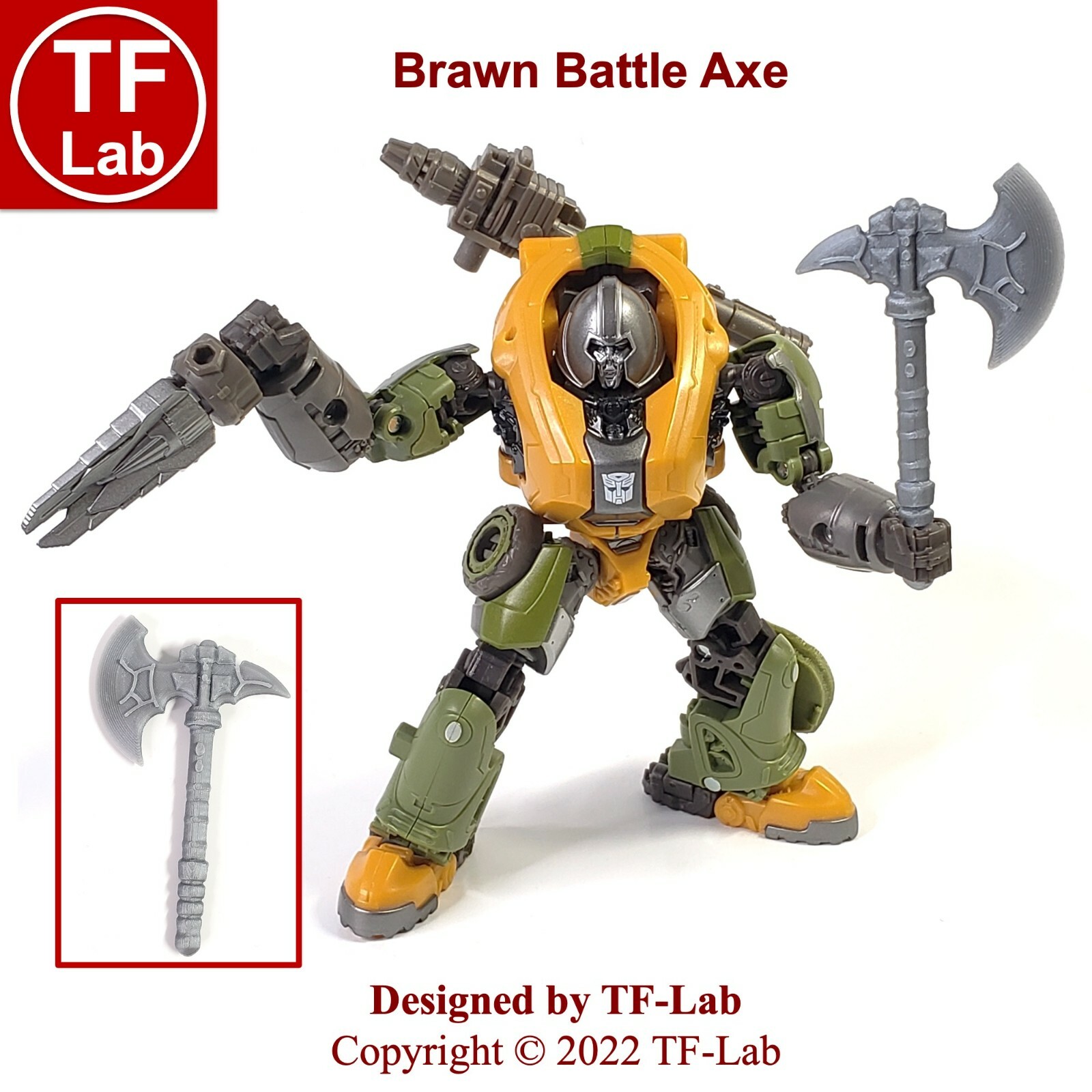 Battle Axe Upgrade Kit: Transformers Studio Series SS 80