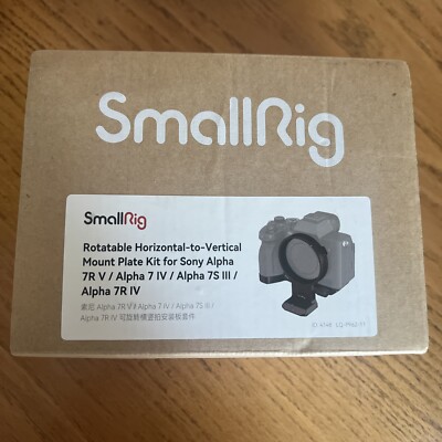 SmallRig Rotatable Collar Mount L Bracket for Sony A7R V/A7 IV/ A7S III/A7R IV 