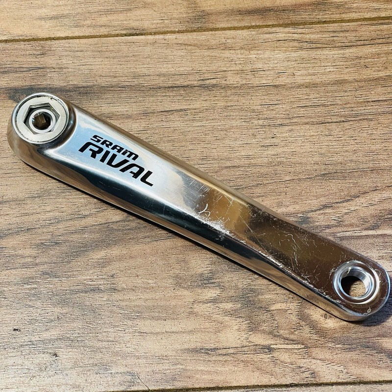 手渡し希望 RASIS レイシスフレームクランク、ハンドル グラベル NOS SRAM Rival NON-DRIVE LEFT ONLY GXP Crank Arm 172.5 Silver | eBay