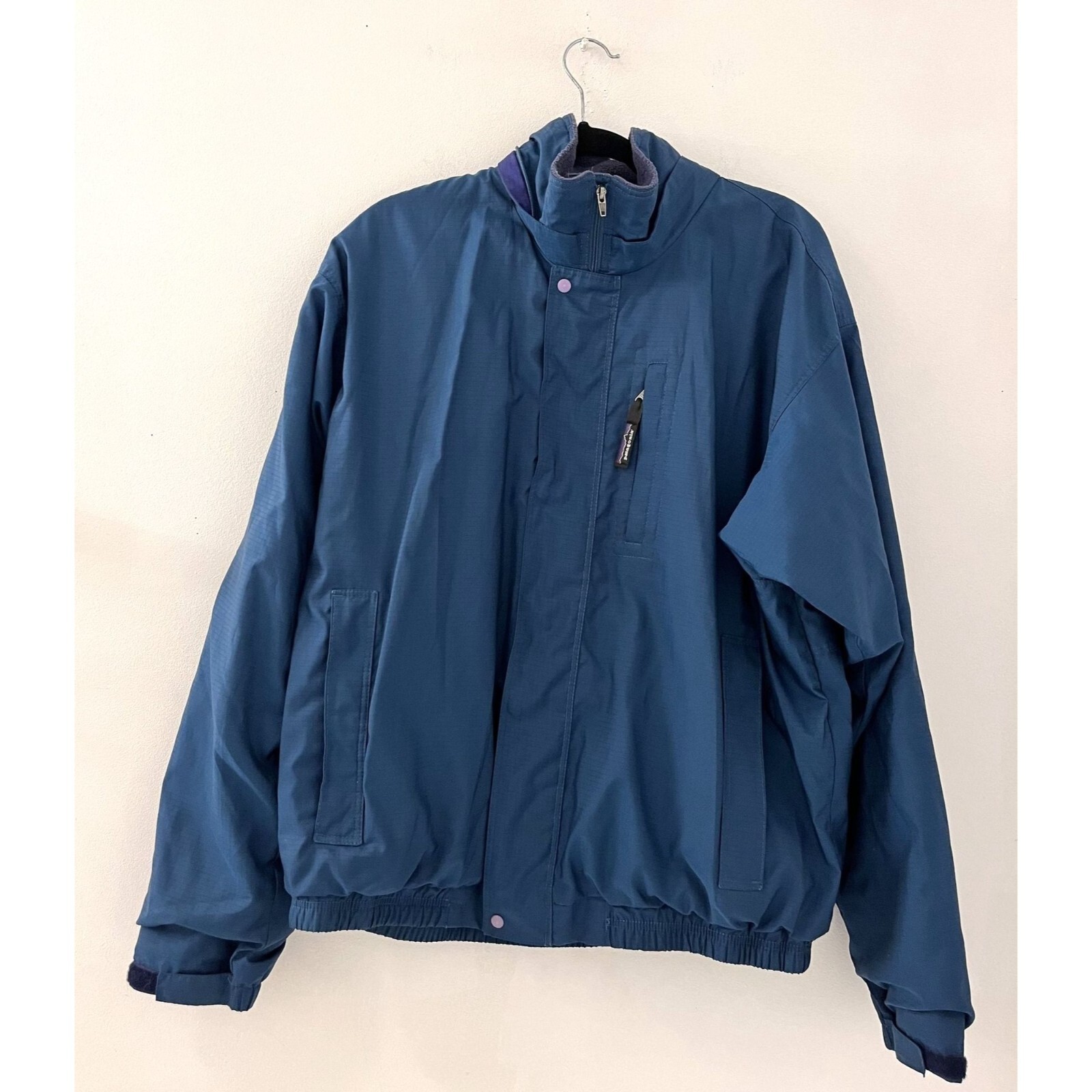 Patagonia Men's Vintage 90's Ascensionist Teal Full Zip Patagonia Men's Vintage 90's Ascensionist Teal Full Zip